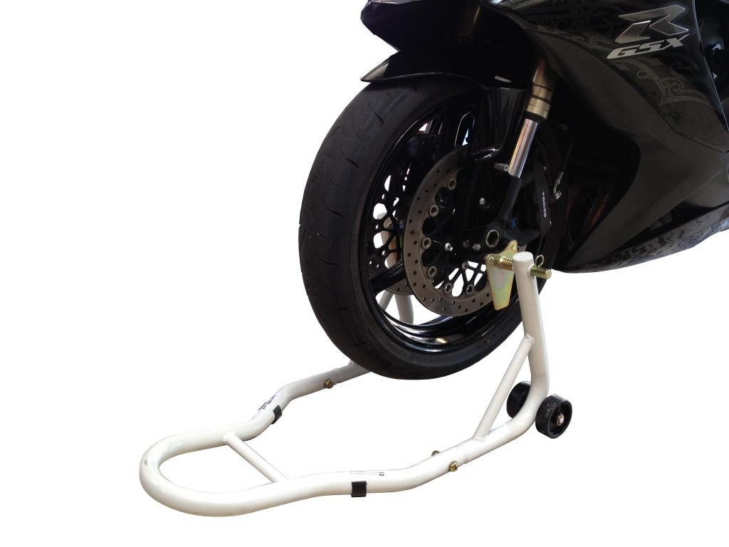 FRONT FORK STAND-ECONO WHITE 00-00107-06